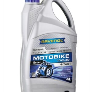 RAVENOL Motobike 4-T Ester SAE 10W-40 Полусинтетическое моторное масло для мотоциклов