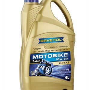 RAVENOL Motobike 4-T Ester SAE 10W-60 Синтетическое моторное масло для мотоциклов