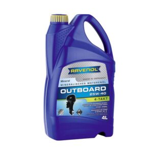 RAVENOL Outboardoel 4T SAE 25W-40 Минеральное моторное масло для лодочных моторов